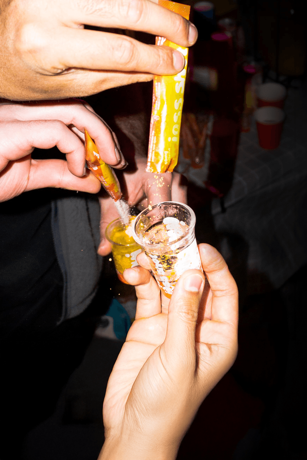 Bevi Joss Shots and drinks